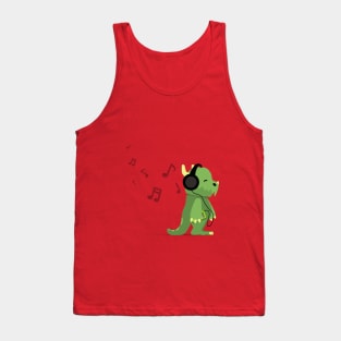 Dinosaur and Jams Tank Top